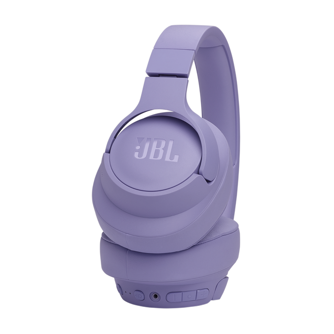 JBL Tune 770NC - Purple - Adaptive Noise Cancelling Wireless Over-Ear Headphones - Detailshot 2 image number null